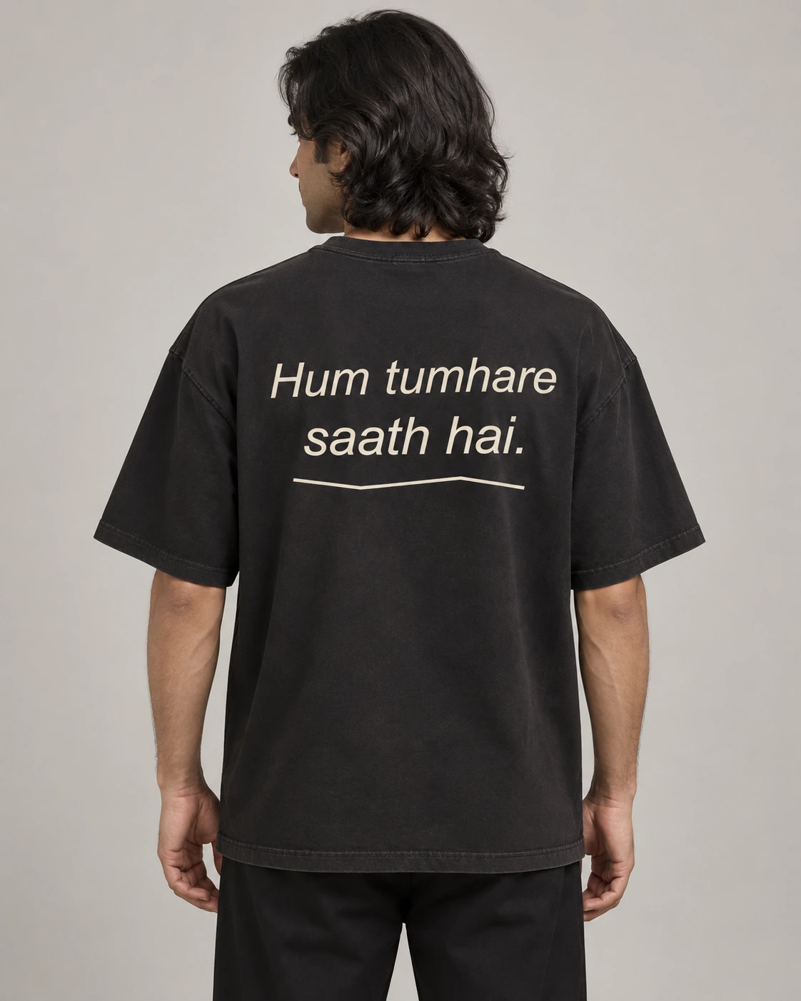 Hum Tumhare Saath Hai — Washed Black