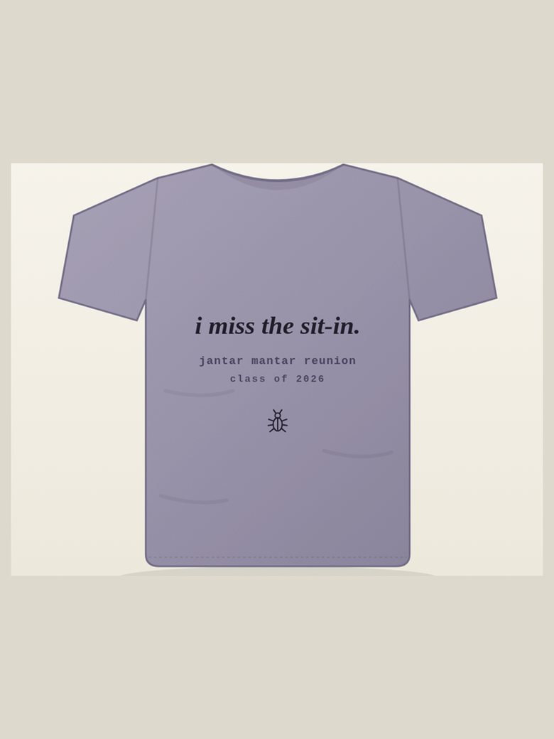 i miss the sit-in. — Lavender