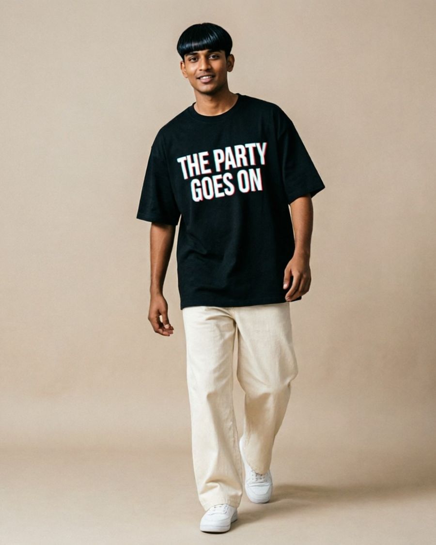 The Party Goes On — Charcoal